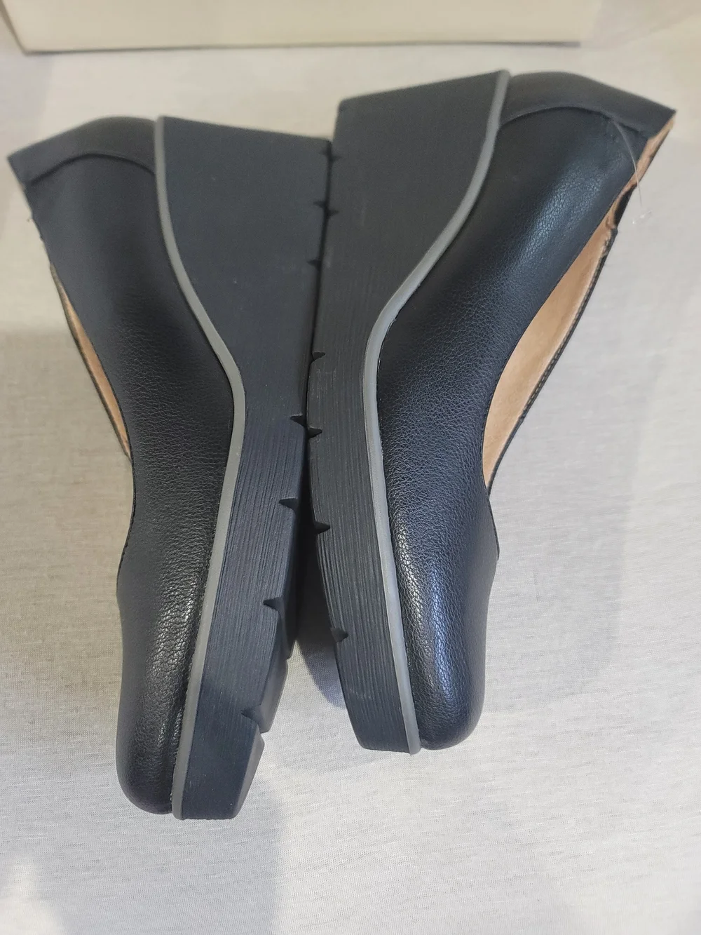 Soul Naturalizer About-Time Black Wedge Pumps Size 9 M New In Box